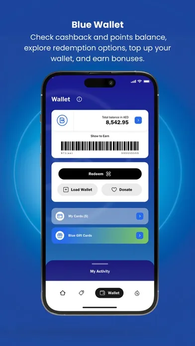 ภาพหน้าจอของ Blue Rewards