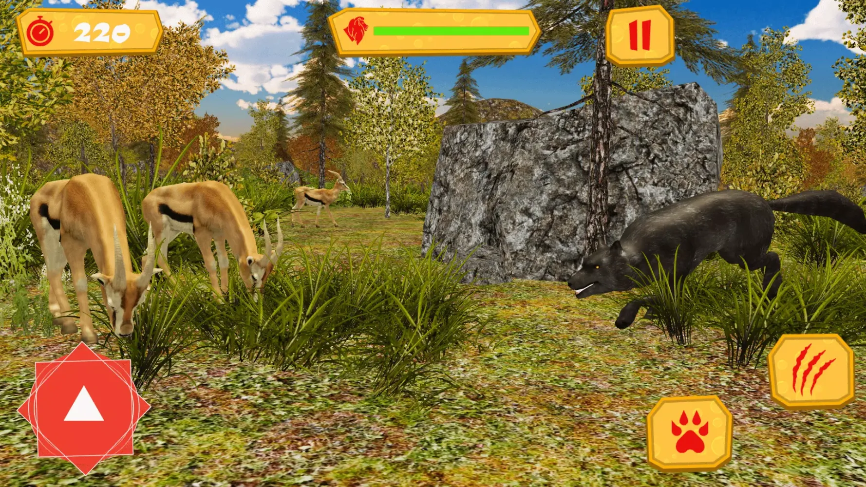 Animal Simulation: Wolf Game应用截图
