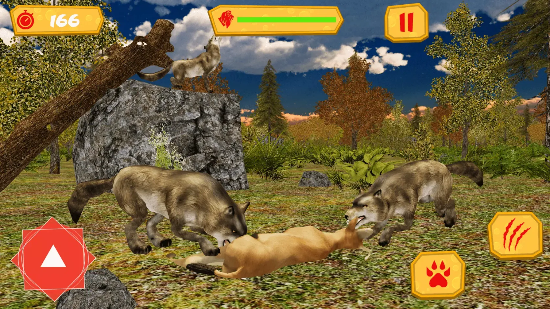 Animal Simulation: Wolf Game应用截图