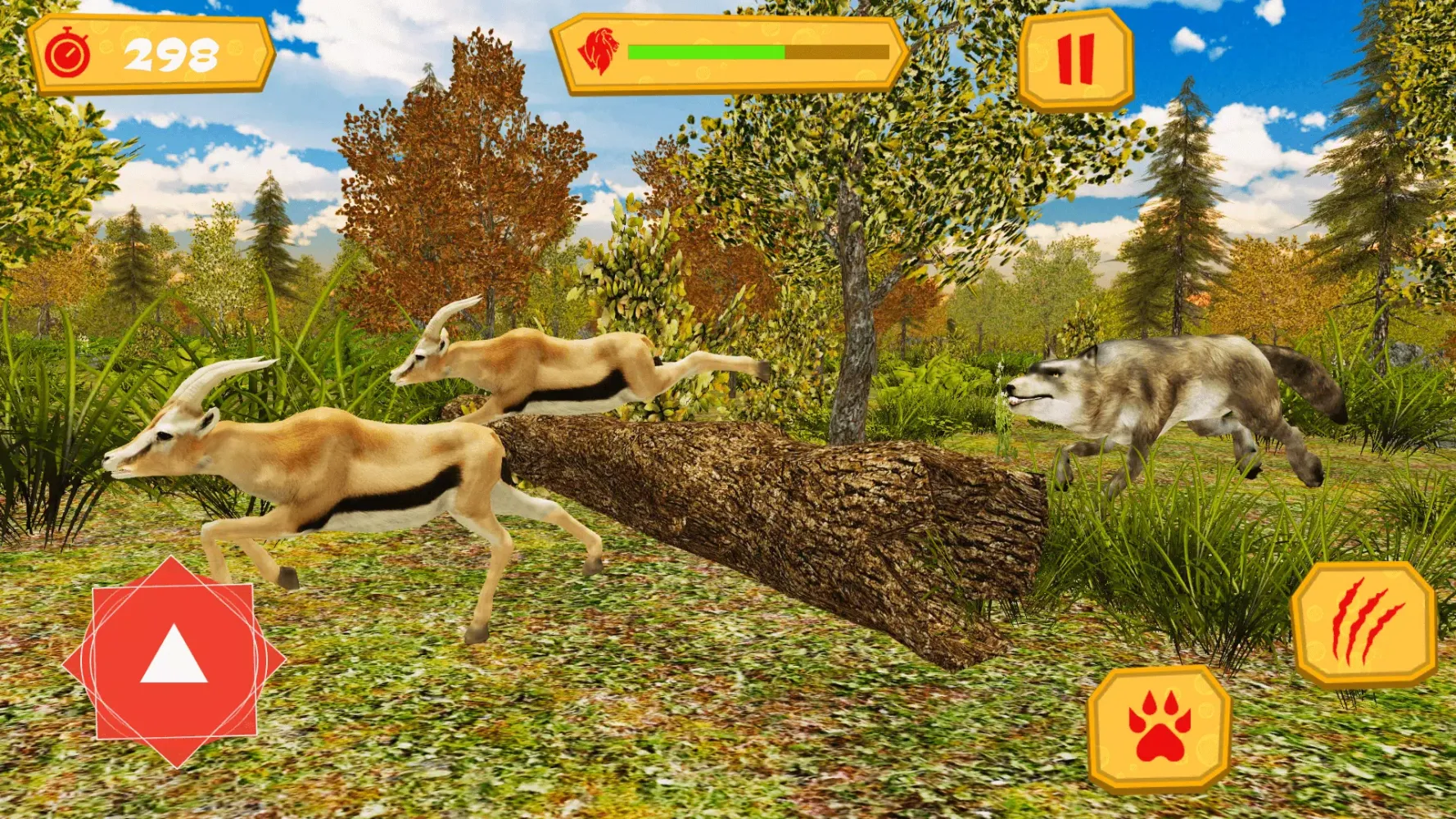 Animal Simulation: Wolf Game应用截图