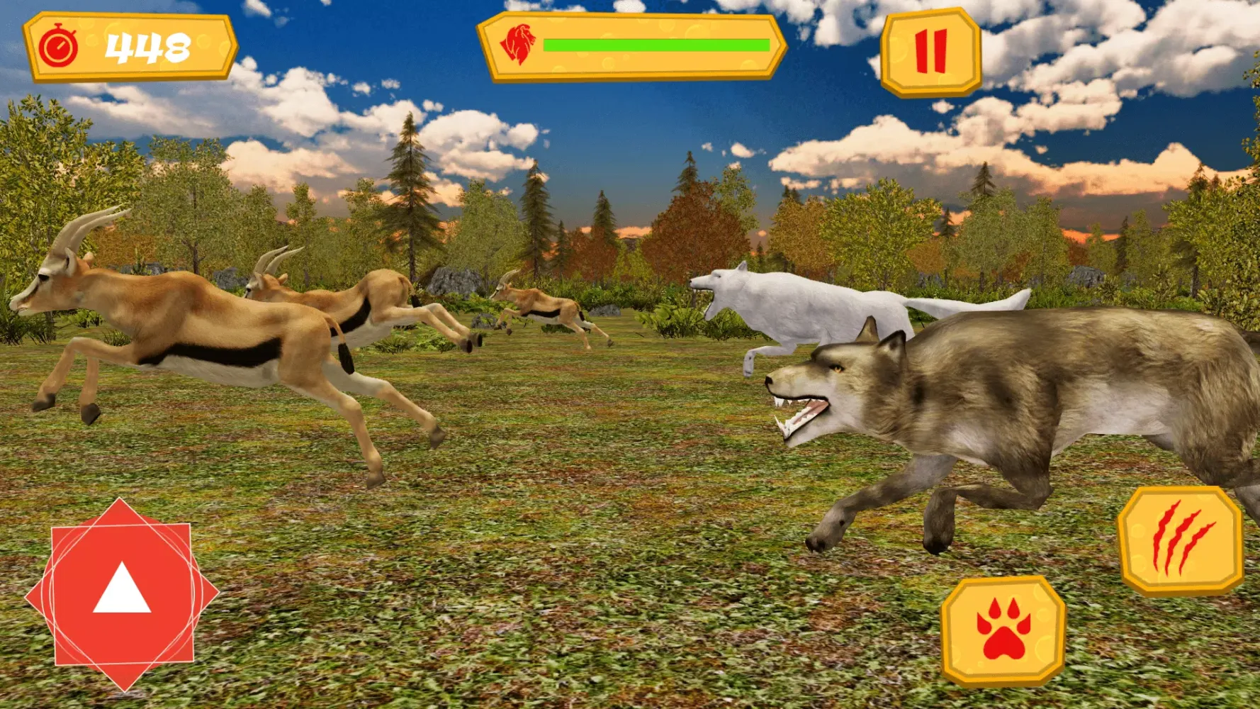 Animal Simulation: Wolf Game应用截图