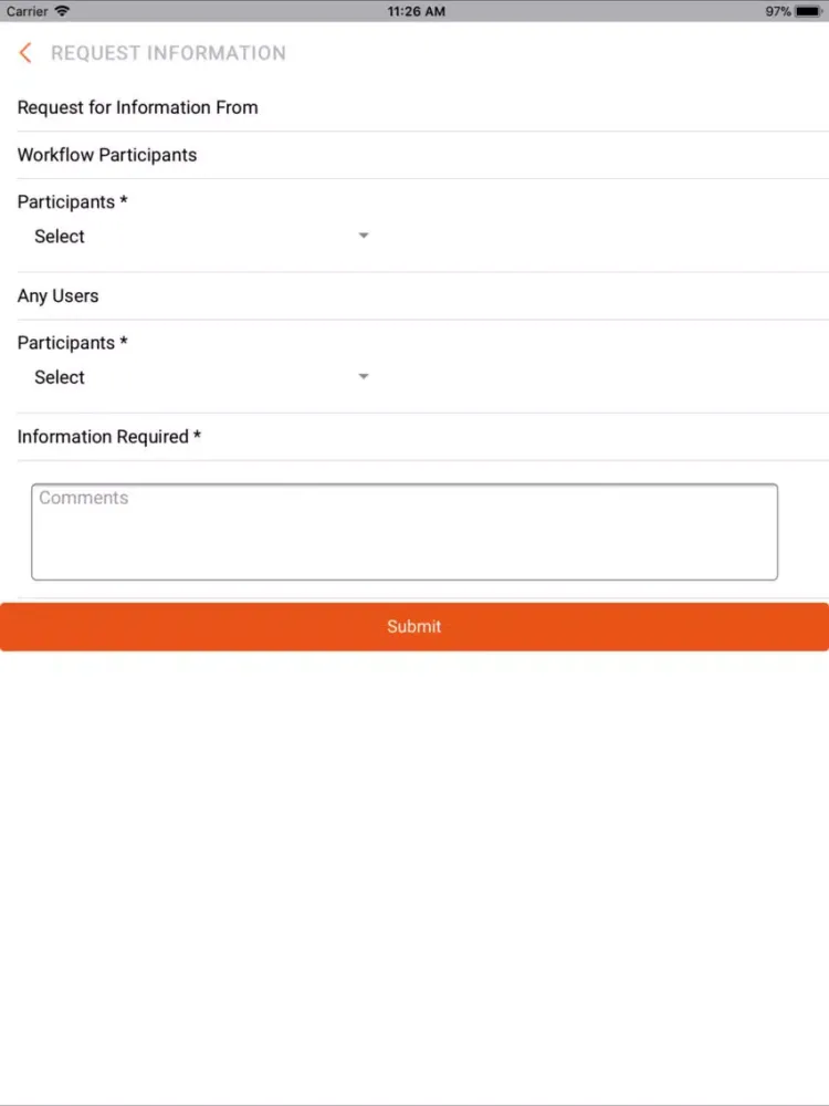 Oracle EBS - PR Approvals iPad  Screenshots