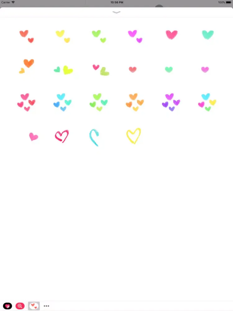Tangkapan layar LOVE : with all my hearts iPad 