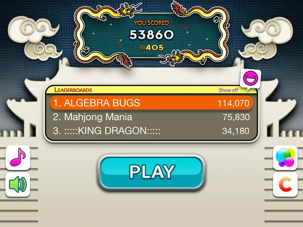 Tangkapan skrin King of Mahjong iPad 