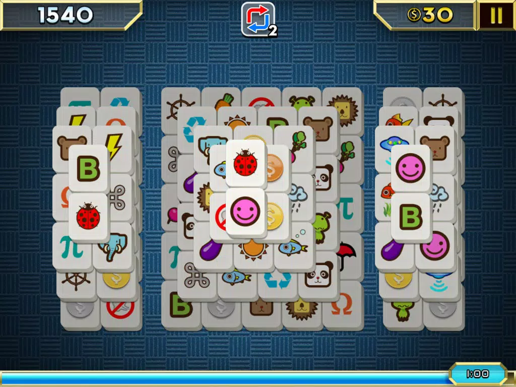 Tangkapan skrin King of Mahjong iPad 