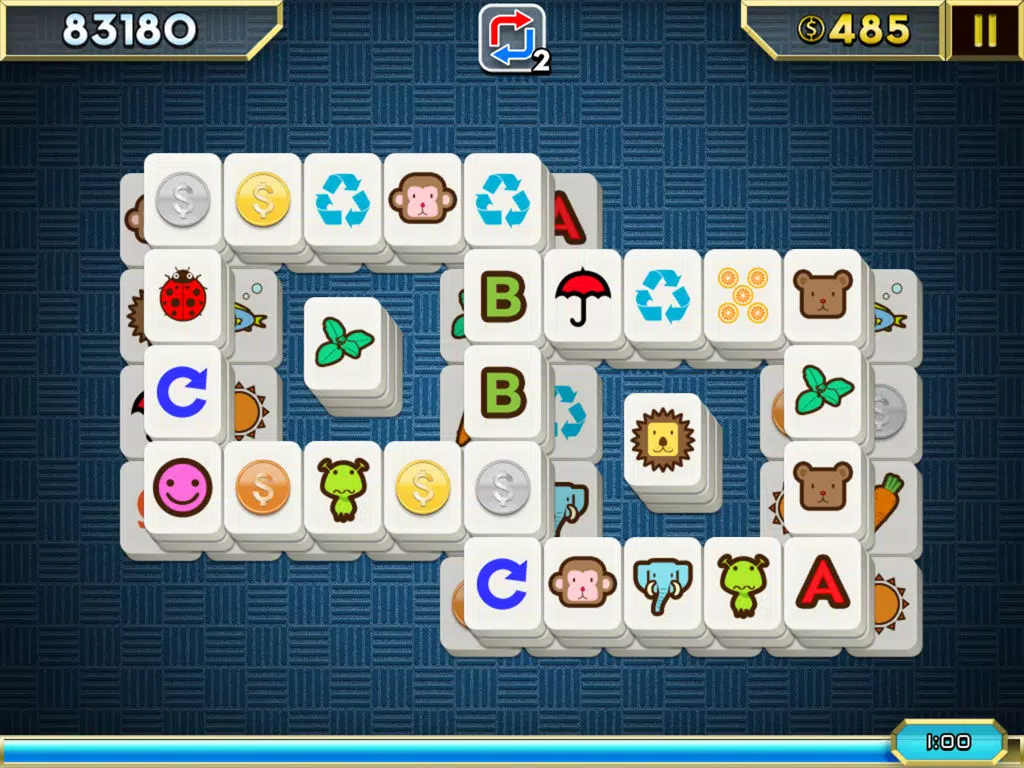 Tangkapan skrin King of Mahjong iPad 