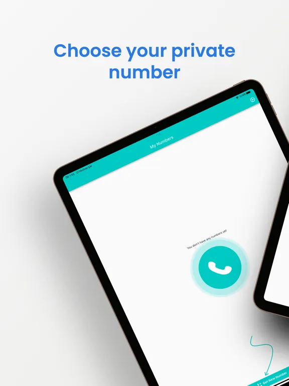 Zrzuty ekranu Dual Phone - 2nd Number & Text iPad 