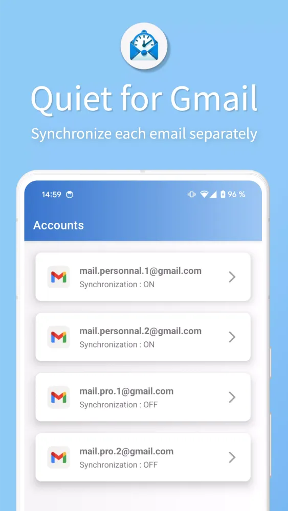 Quiet for Gmail应用截图