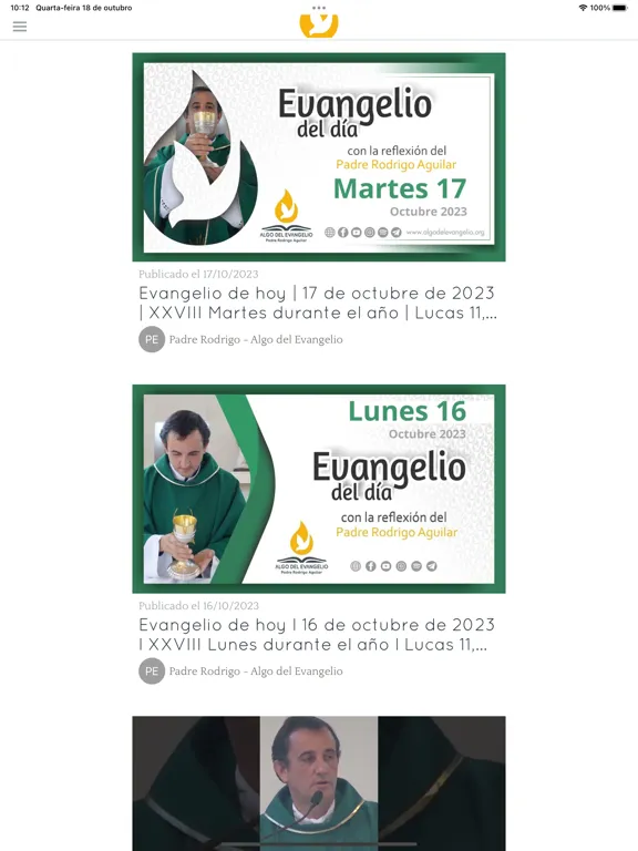Algo del Evangelio iPad  স্ক্রিনশট