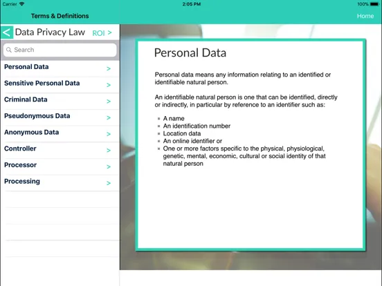 Capturas de pantalla de GDPR Ireland iPad 