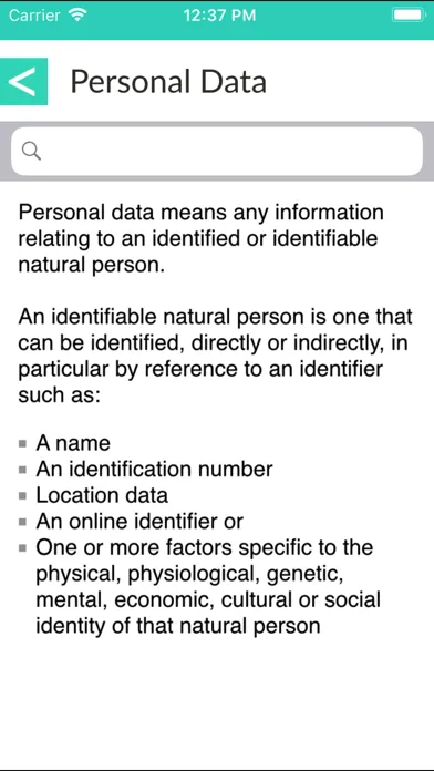 Capturas de pantalla de GDPR Ireland