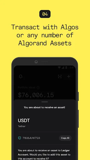 Pera Algo Wallet سکرین شاٹس