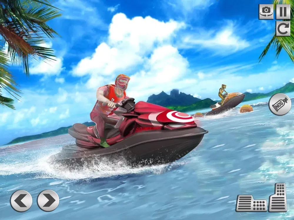 Jetski Stunt Boat Racing Sim iPad  स्क्रीनशॉट