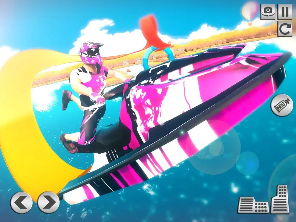 Jetski Stunt Boat Racing Sim iPad  स्क्रीनशॉट