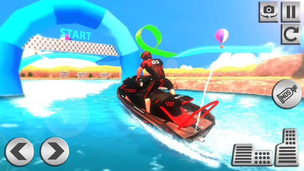 Jetski Stunt Boat Racing Sim स्क्रीनशॉट