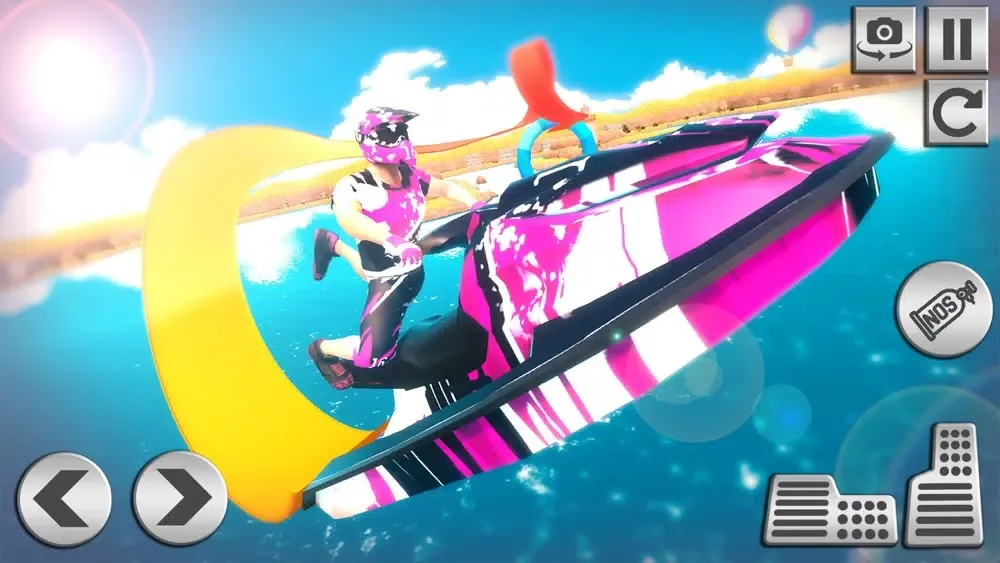 Jetski Stunt Boat Racing Sim स्क्रीनशॉट