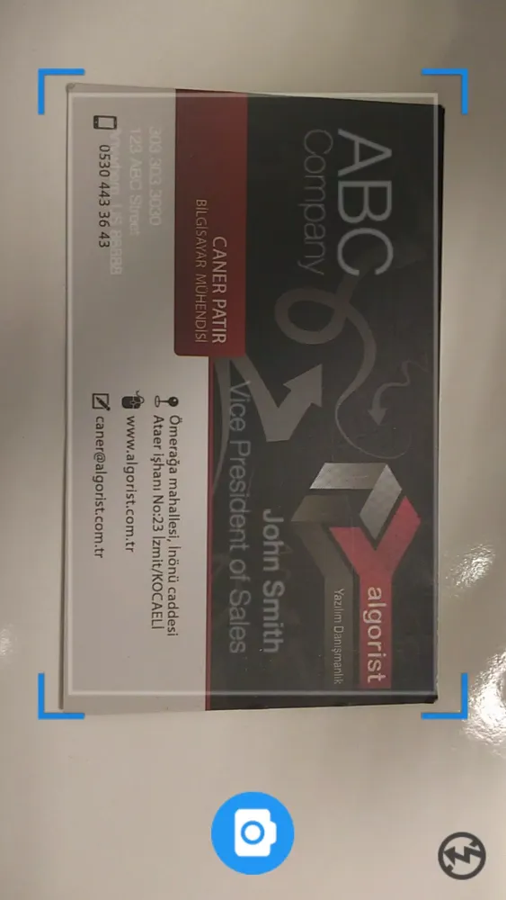 Bizgrapp - Business Card Read スクリーンショット
