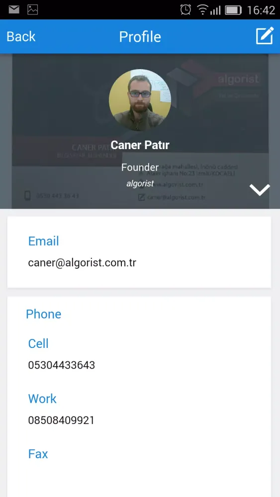 Bizgrapp - Business Card Read スクリーンショット