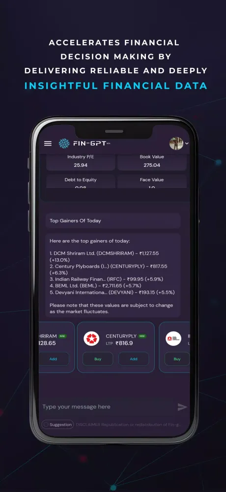 Fin-GPT.ai - Beta Ekran Görüntüleri