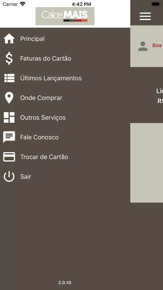 Скриншоты Cartão Calcemais