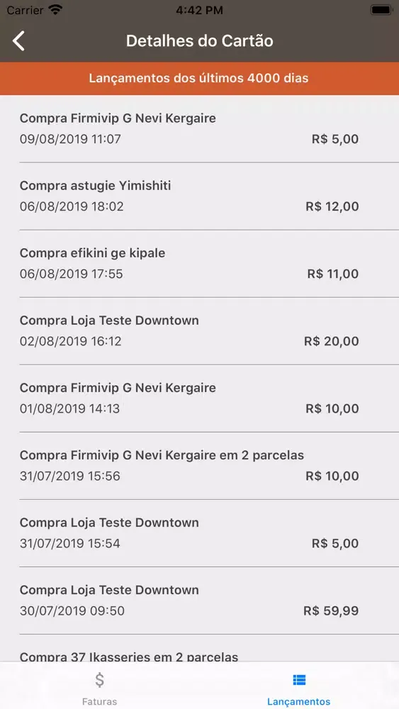 Скриншоты Cartão Calcemais