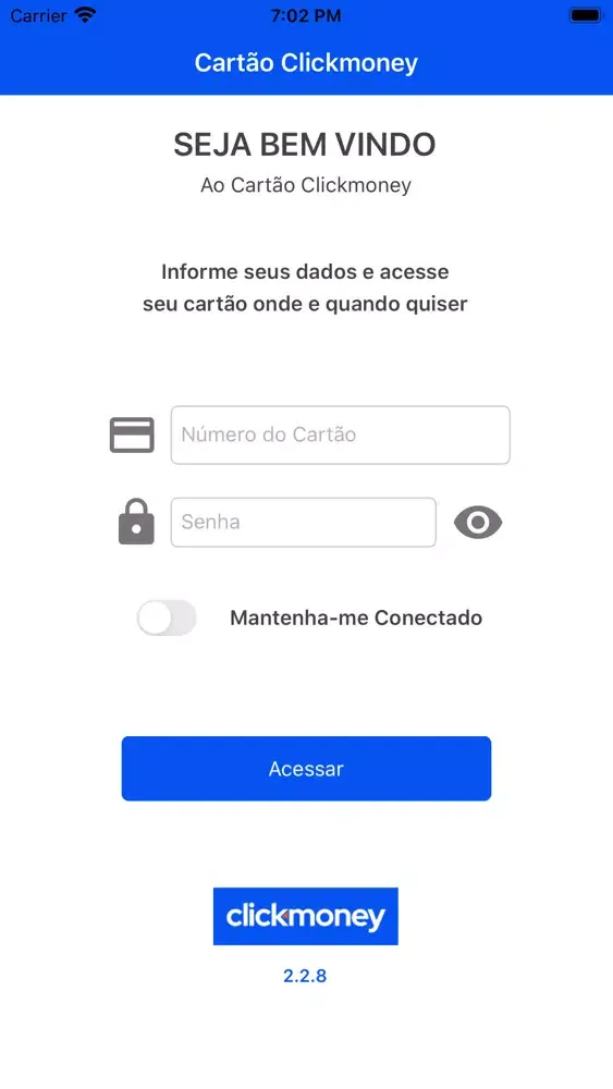 Cartão Clickmoney Screenshots
