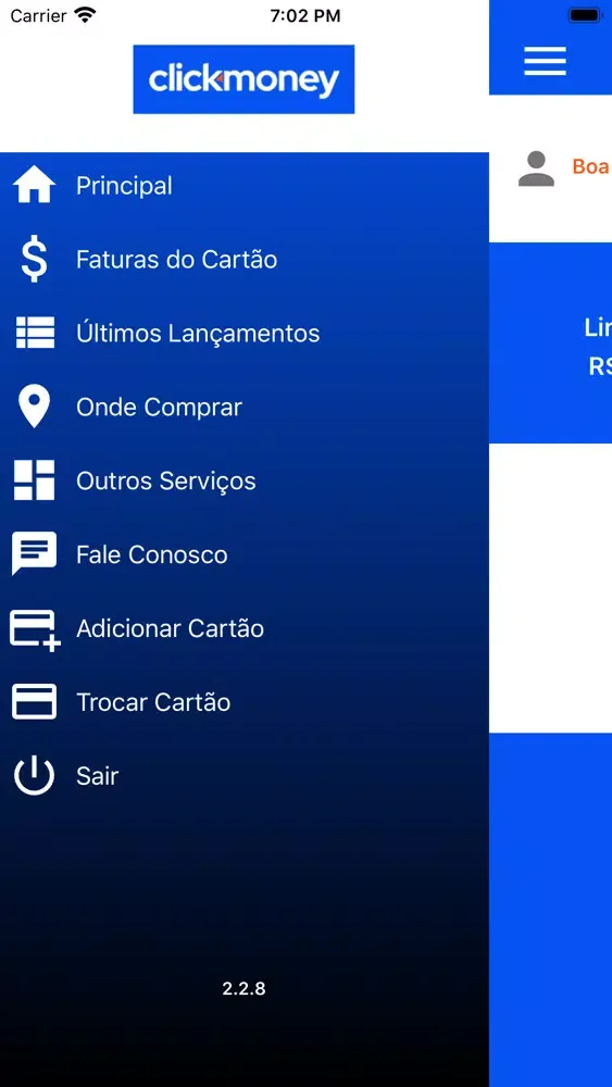 Cartão Clickmoney Screenshots