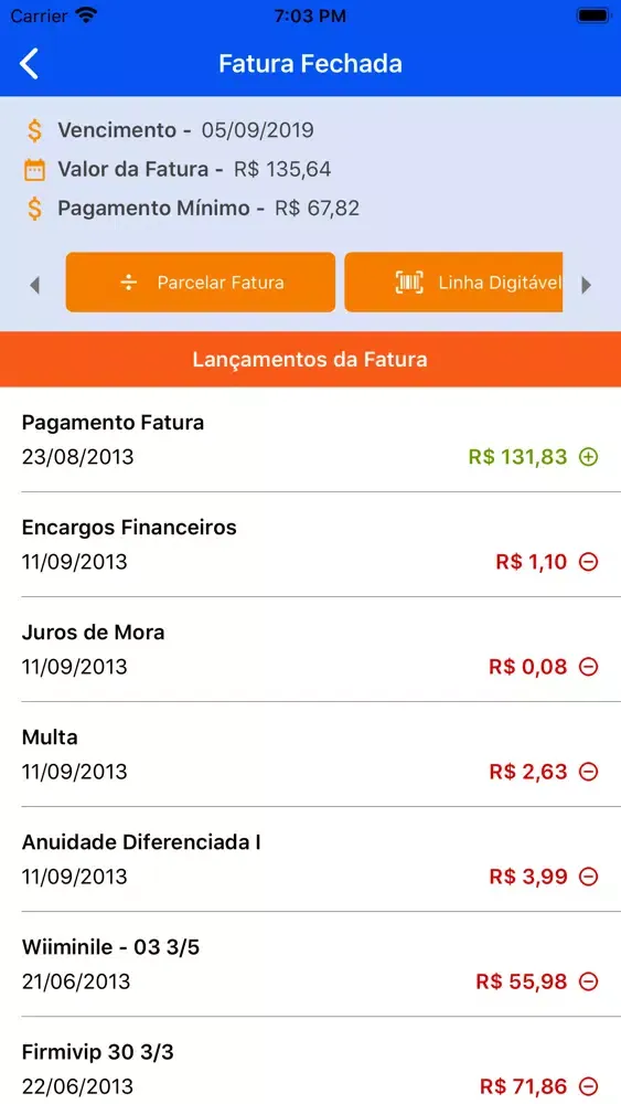Cartão Clickmoney Screenshots