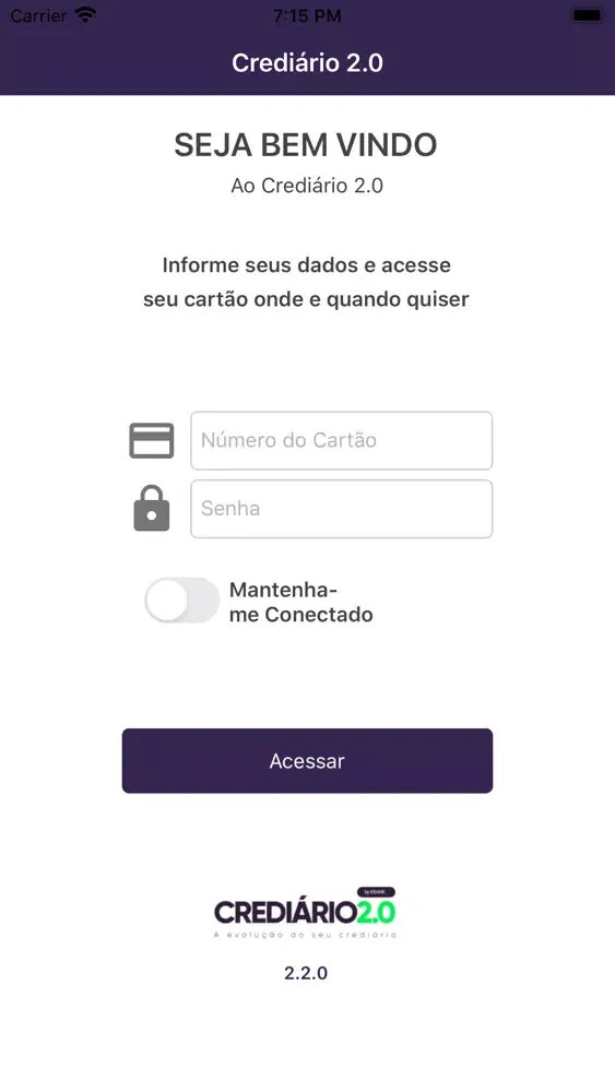 صور Cartão Crediário 2.0