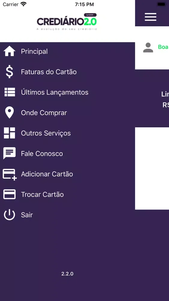 صور Cartão Crediário 2.0