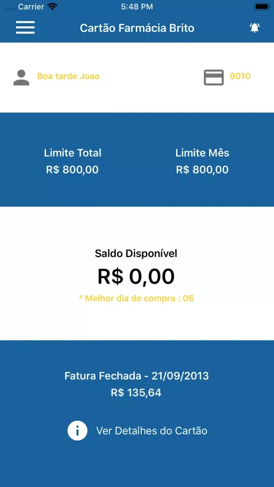 Cartão Farmácia Brito スクリーンショット