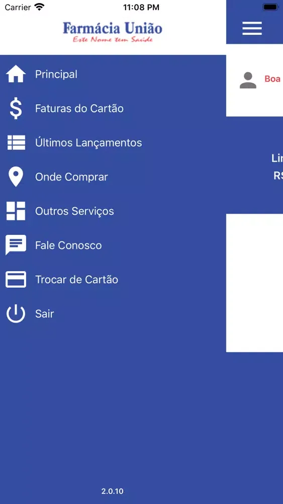 Cartão Farmácia União Ekran Görüntüleri