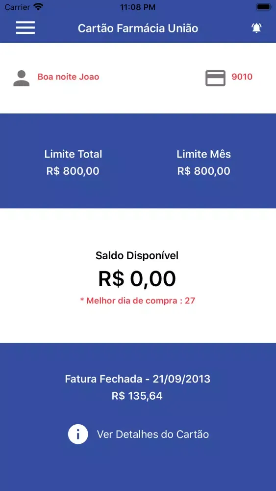 Cartão Farmácia União Ekran Görüntüleri