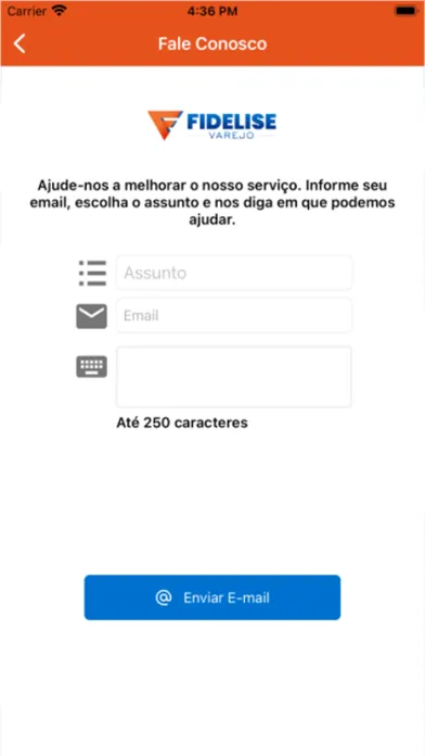 Screenshot di Cartão Fidelise Varejo