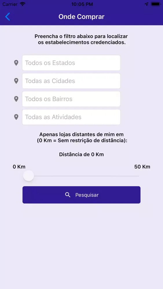 Capturas de tela do Meu Cartão Algorix