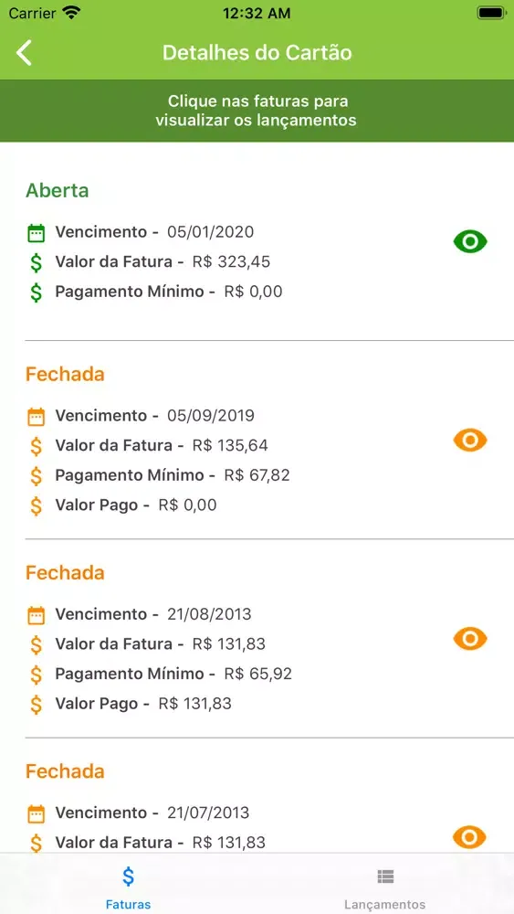 Скриншоты Cartão Silvany