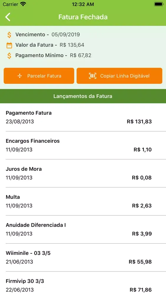 Скриншоты Cartão Silvany
