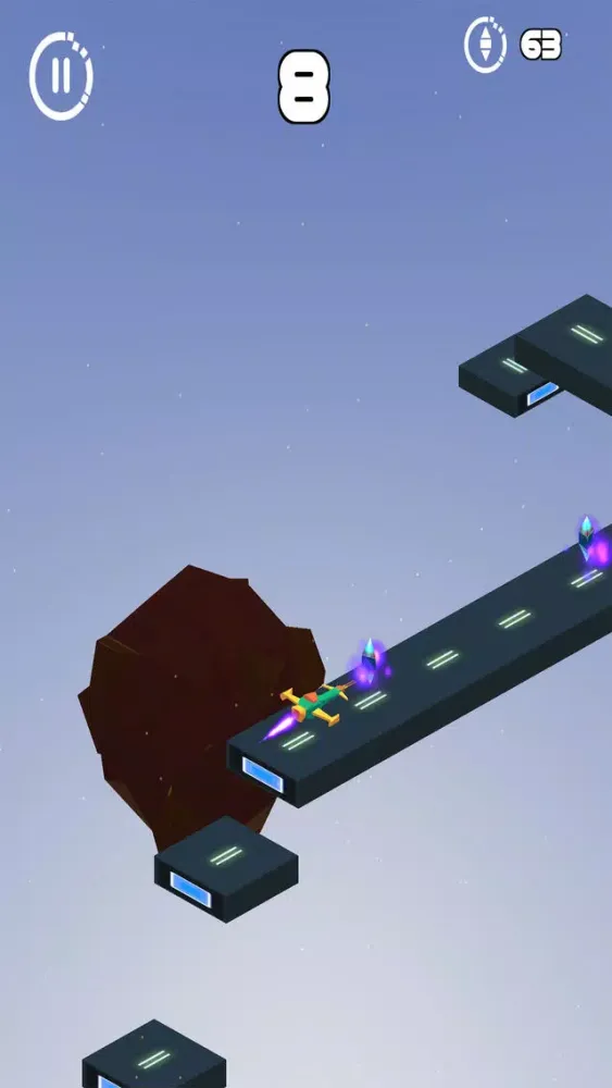 Galaxy Space Zigzag Adventure应用截图