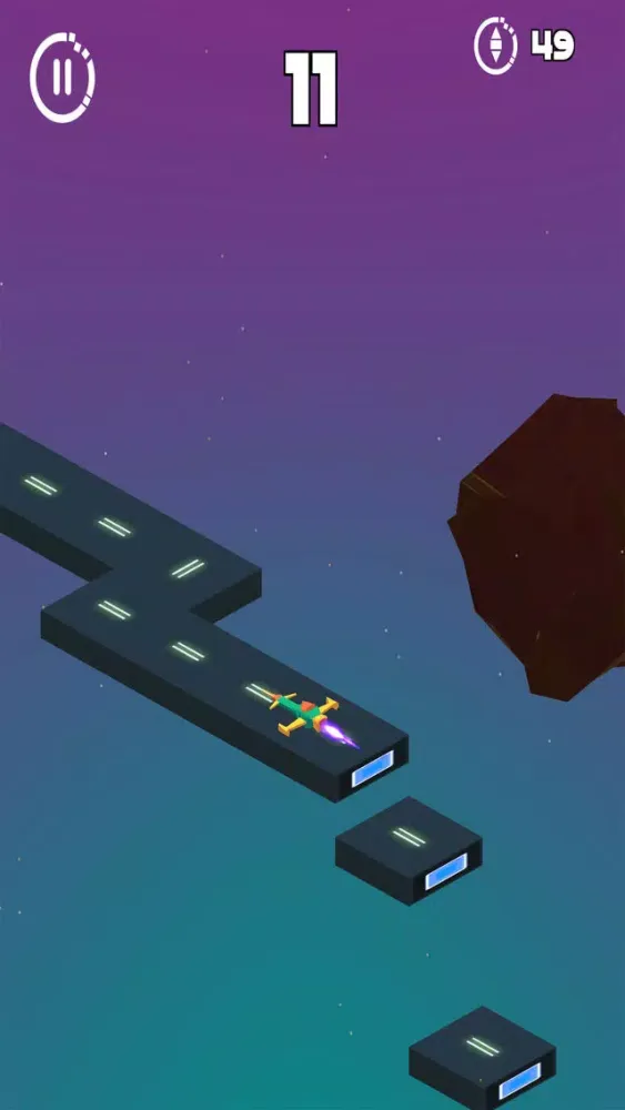Galaxy Space Zigzag Adventure应用截图