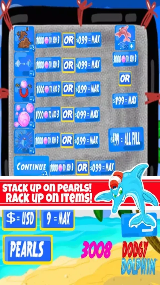 Captures d'écran de Dodgy Dolphin
