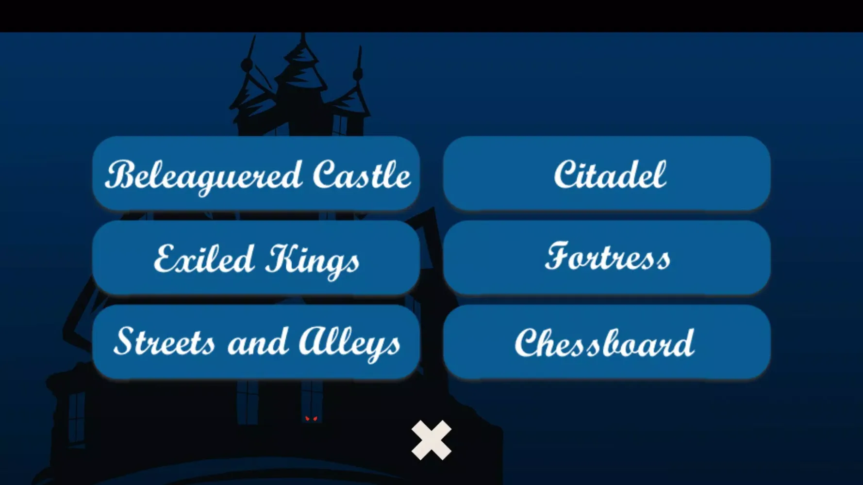 ภาพหน้าจอของ Beleaguered Castle Solitaire