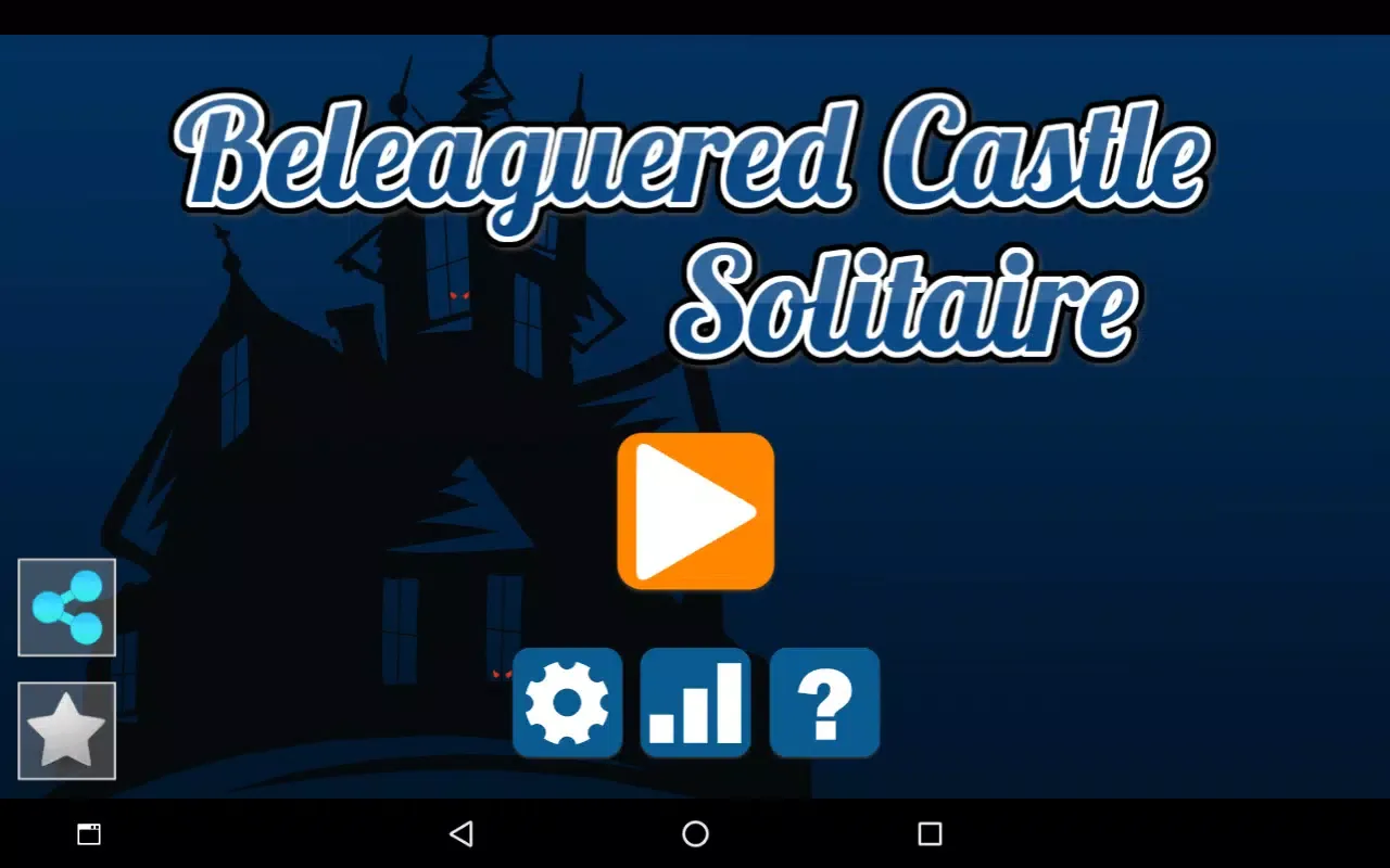ภาพหน้าจอของ Beleaguered Castle Solitaire