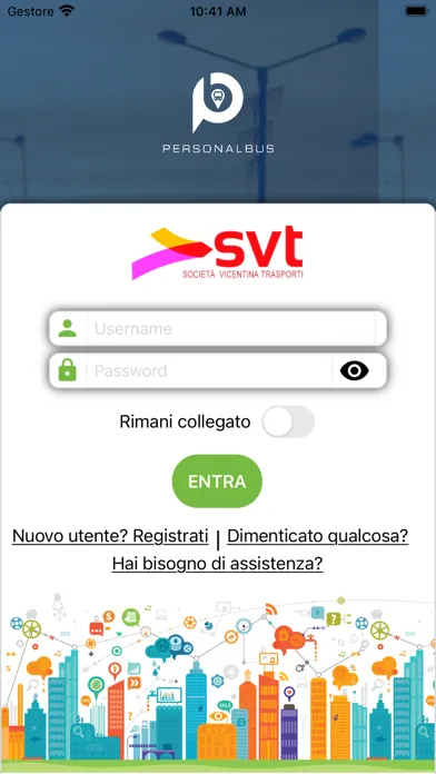 Ảnh chụp màn hình của SVT Servizio a Chiamata