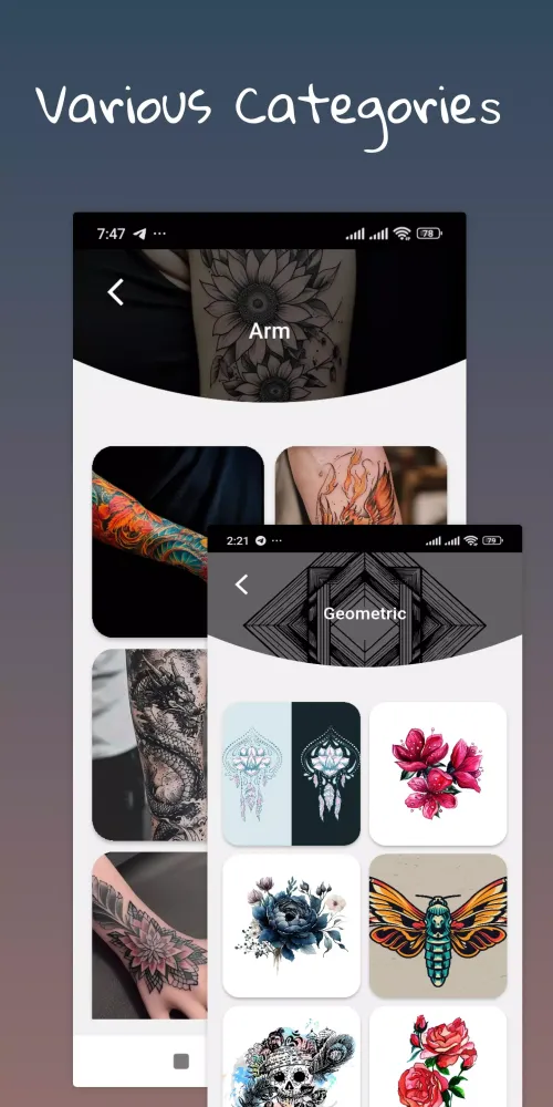 Screenshot di Tattoo Ideas | Tattoo Designs