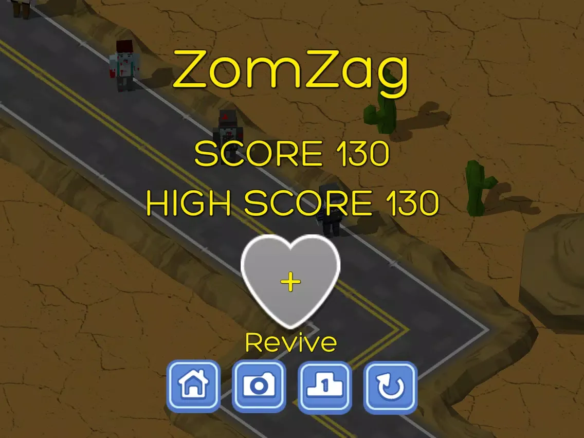 ภาพหน้าจอของ ZomZag iPad 