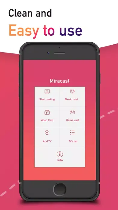 Tangkapan skrin Miracast Screen Mirroring APP