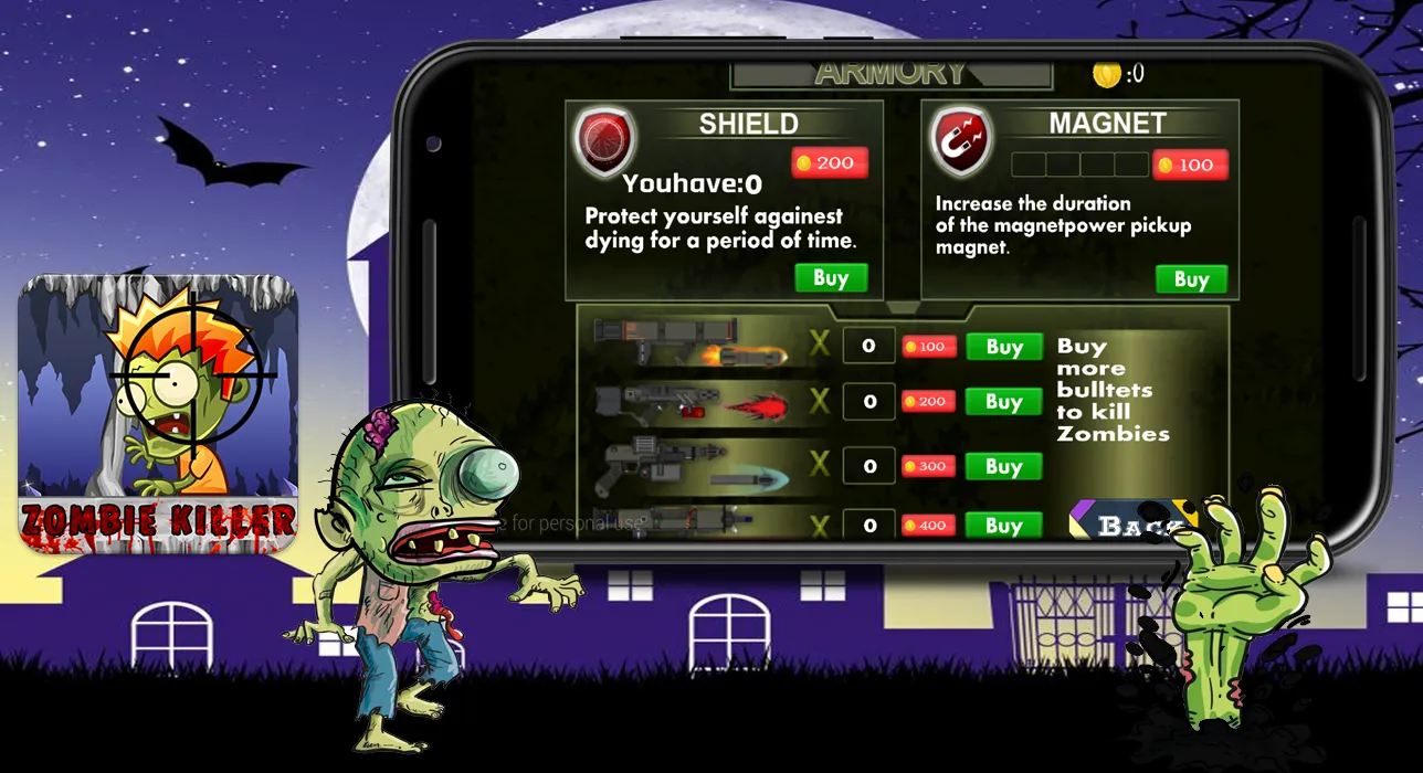 Capturas de tela do Zombie Death Shooter