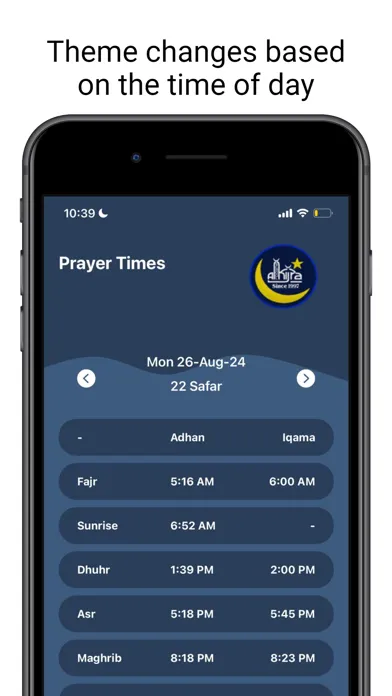 Al-Hijra Prayer Times スクリーンショット