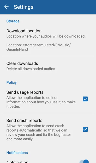 Quran in Hand Screenshots