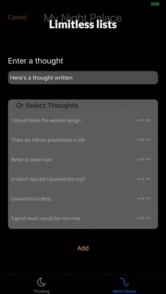 Thought Premium স্ক্রিনশট